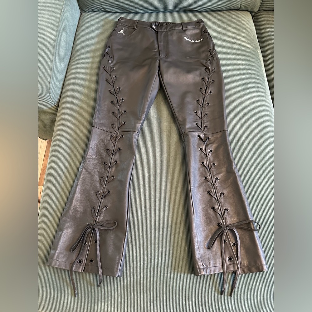 Jordan x Cactus Jack (Travis Scott) Lace-Up Leather Pants
